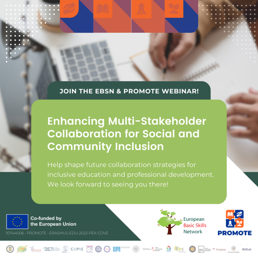 EBSN & PROMOTE Webinar: Enhancing Multi-Stakeholder Collaboration for Social and Community Inclusion