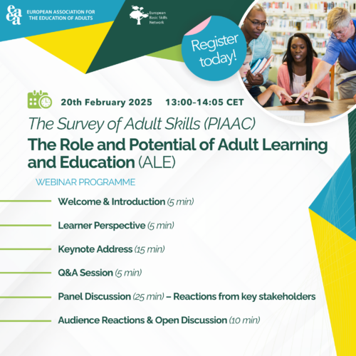 The Survey of Adult Skills (PIAAC) – The Role and Potential of Adult Learning and Education (ALE)