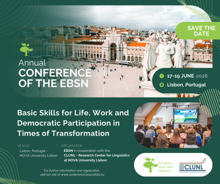 Save the Date: EBSN Annual Conference 2026 in Lisbon (17–19 June)