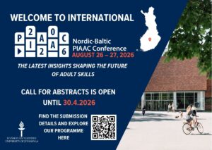 Nordic-Baltic PIAAC Conference 2026 (Jyväskylä, Finland | 26-27 August 2026)
