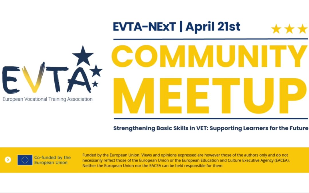 EBSN Contributes to EVTA Community MeetUp on Strengthening Basic Skills in VET