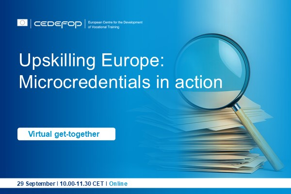 Microcredentials in Action: Cedefop Online Event on 29 September